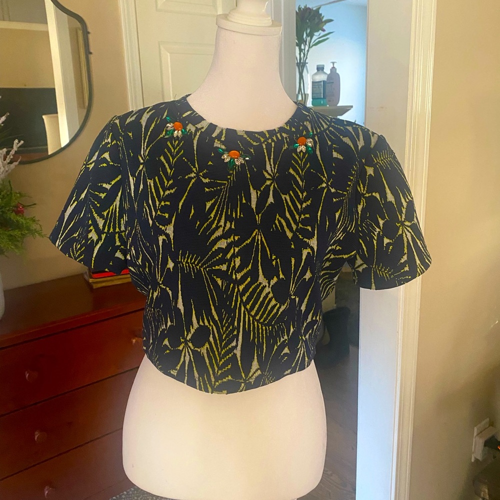 ZARA Crop Top Sz Med